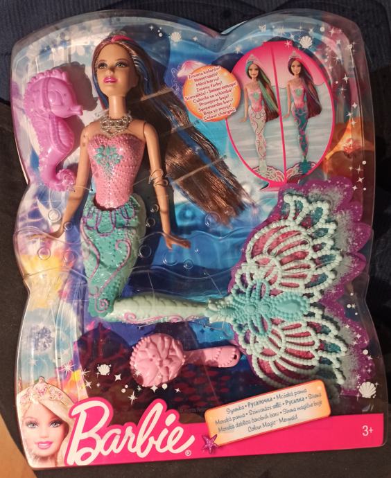 Barbie(Matell) Colour Magic Mermaid-Teresa +poklon Frozen tea set-NOVO