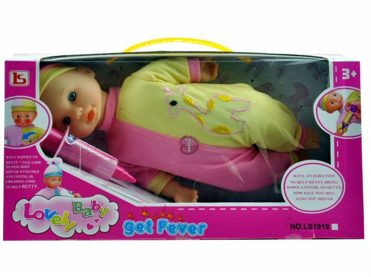 Lutka dojenče sa temperaturom i funkcijama