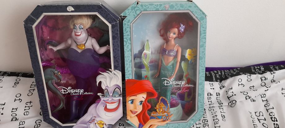 Mala sirena i Ursula - original Disney lutke