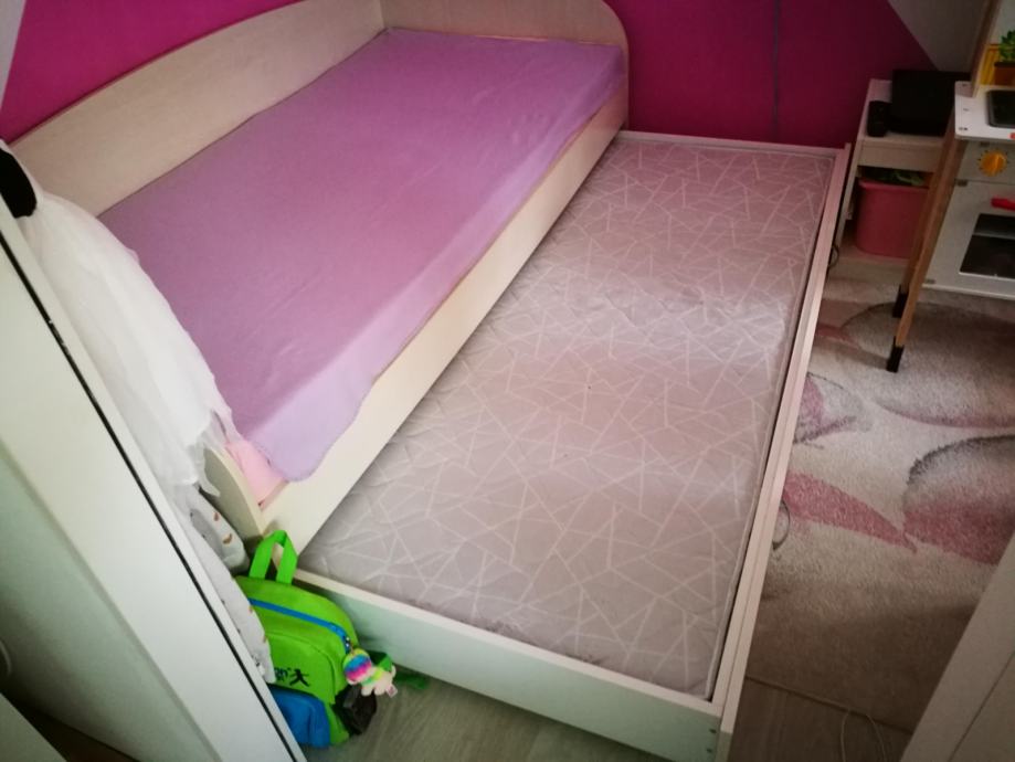 Dječji krevet s dodatnim ležajem/spremištem - TIN kolekcija