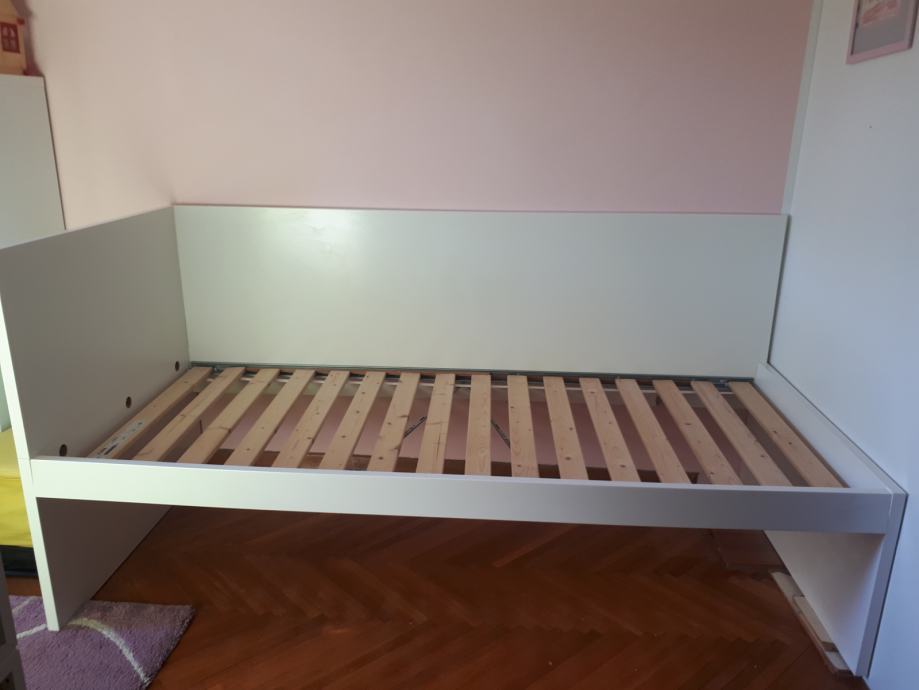 IKEA FLAXA bijeli krevet  206x96 cm (madrac 90x200cm)