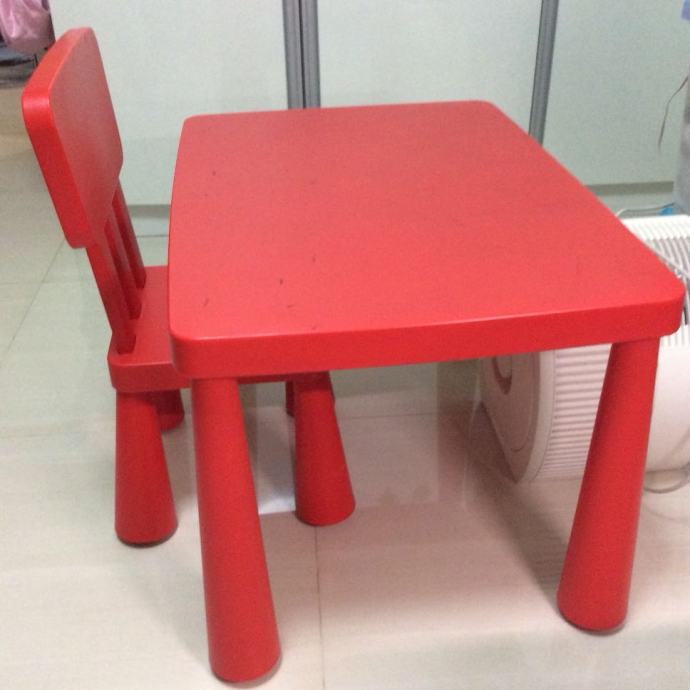 Mammut Ikea crvena stolica