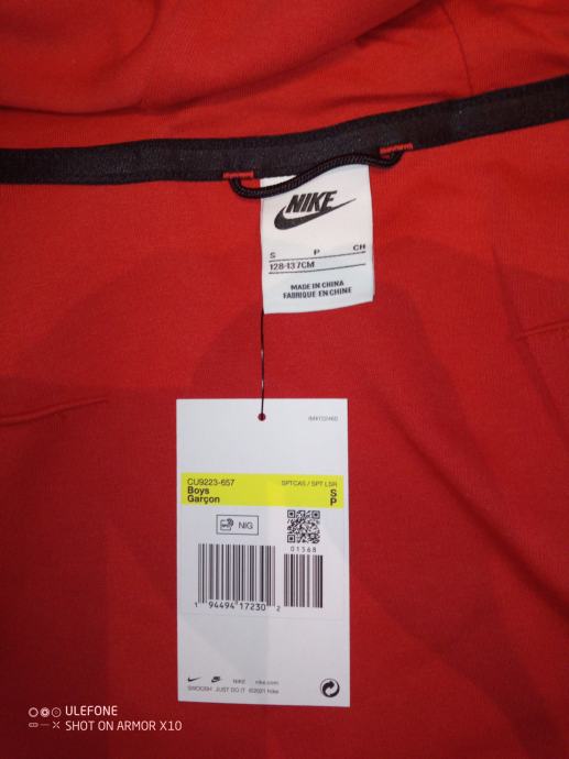 tech fleece NIKE crveni
