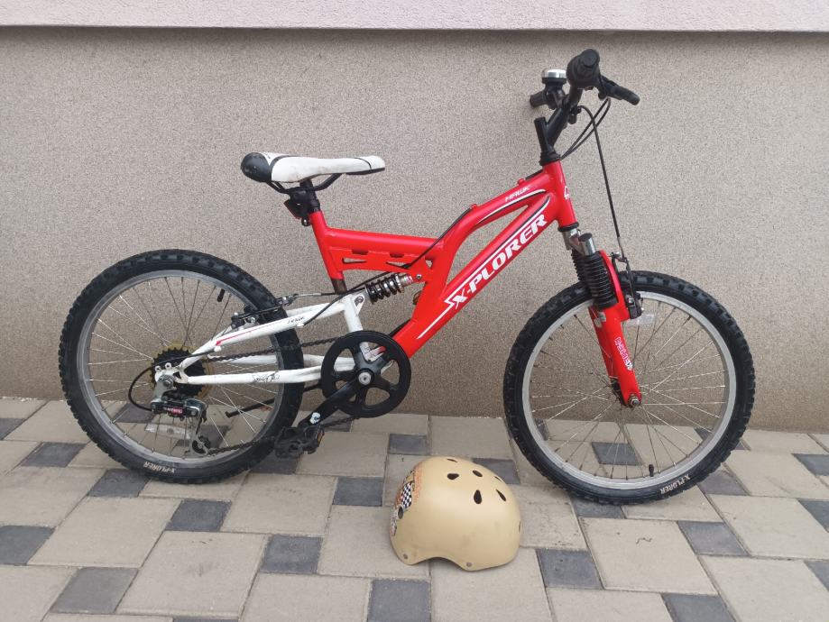 Dječji bicikl 20"cola kotači+kaciga,očuvan