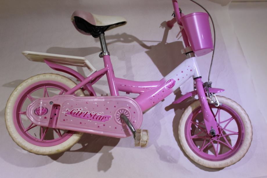 Dječji bicikl Girl Star sa pomoćnim kotačima