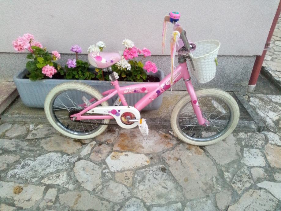 Djecji bicikl Trek 16,sa kosaricom,rozno-bijeli,Koprivnica