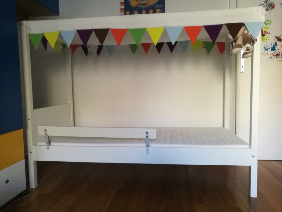 IKEA krevetić s baldahinom, madrac uključen u cijenu