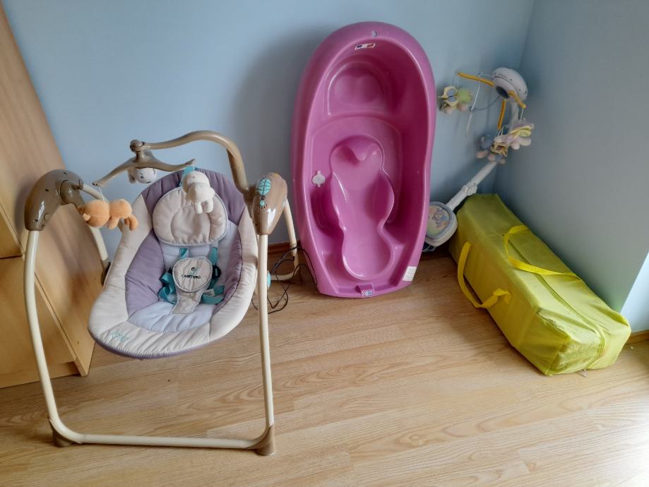 Oprema za Bebe Kadica, vrtuljak, Kinderbet, ljuljaćka