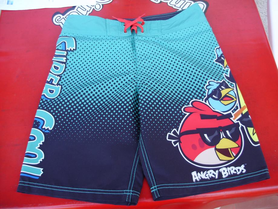 Angry Birds dječje kupaće, kratke hlače, 158/164 - NOVO