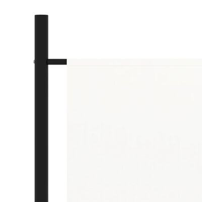 vidaXL Sobna pregrada bijela 175 x 180 cm od tkanine