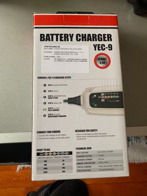 Punjač za akumulator Yamaha YEC9 CTEK