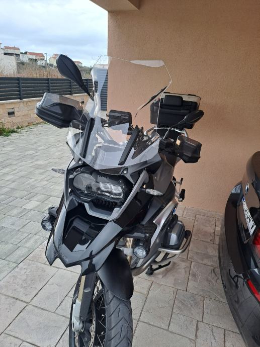 PUIG Scheibenverstärkung Für BMW R1200/1250 GS (LC) & Adventure – Schwarz, Mehr Stabilität Für Die Windschutzscheibe