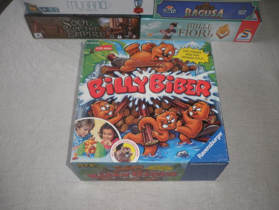 BILLY BIBER - društvena igra do 4 igrača