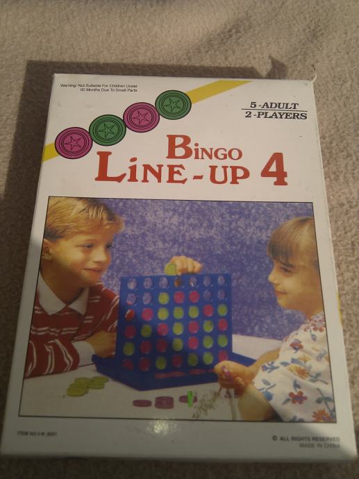 Bingo Line up 4