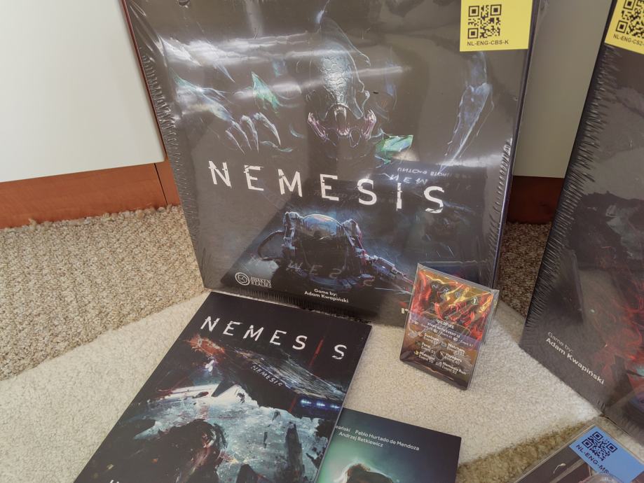 Nemesis + Nemesis Lockdown Kickstarter + Extras Awaken Realms