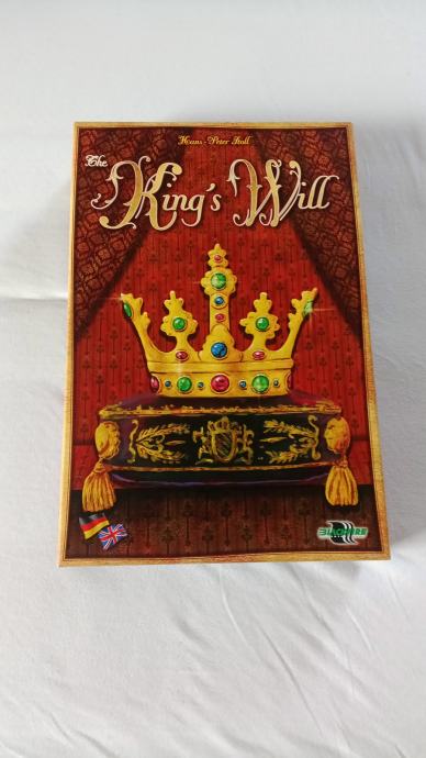 THE KING'S WILL - društvena igra / board game do 4 igrača