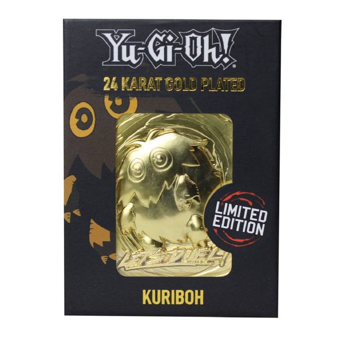 Yu-Gi-Oh Replica Card Kuriboh (gold plated)