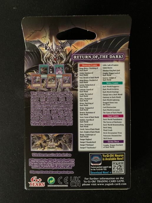 YuGiOh! TCG Dark World Structure Deck