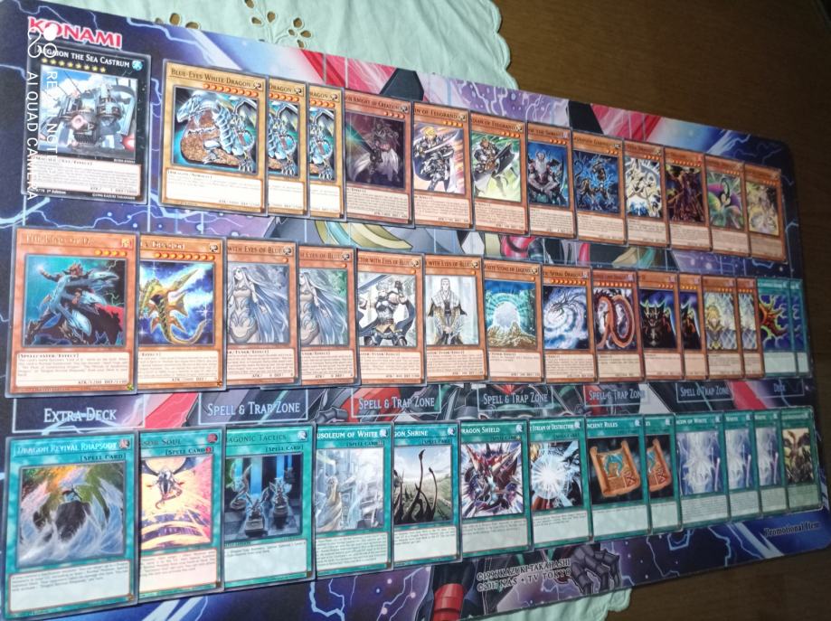Yugioh Seto Kaiba Blue-Eyes White Dragon Complete Deck 41 Cards A