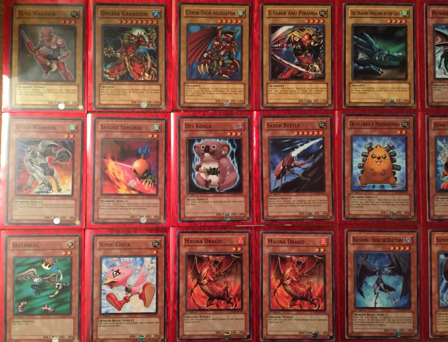 Yugioh Synchro,Tuner, Xsaber karte mint condition Yu Gi Oh
