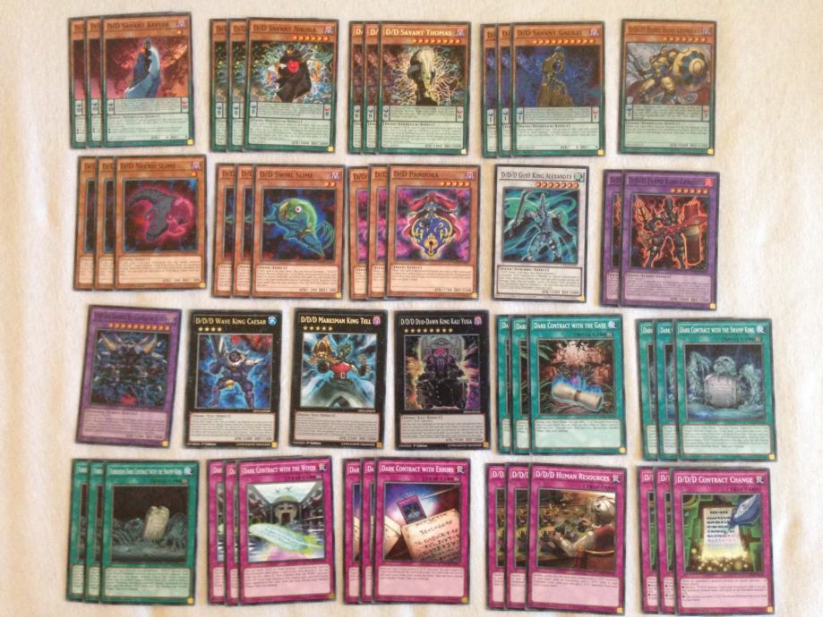 Yugioh TCG D/D/D deck core