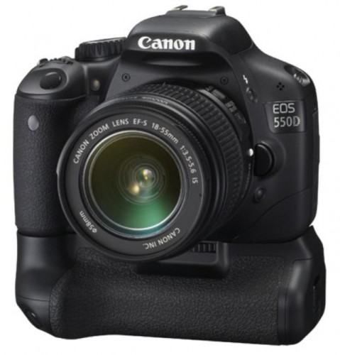 Canon 550D, battery grip, Canon 18-55 IS, viewfinder, do 12 rata