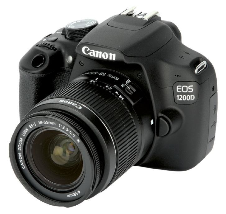 Canon EOS 1200D kit (EF 18-55mm DC) digitalni fotoaparat, crni DSLR