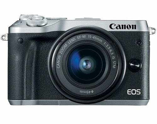 Fotoaparat Canon EOS M6 15-45 srebrni