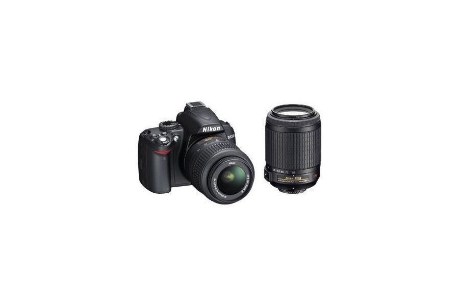 Nikon D3000 KIT WITH AF18-55VR + AF55-200VR