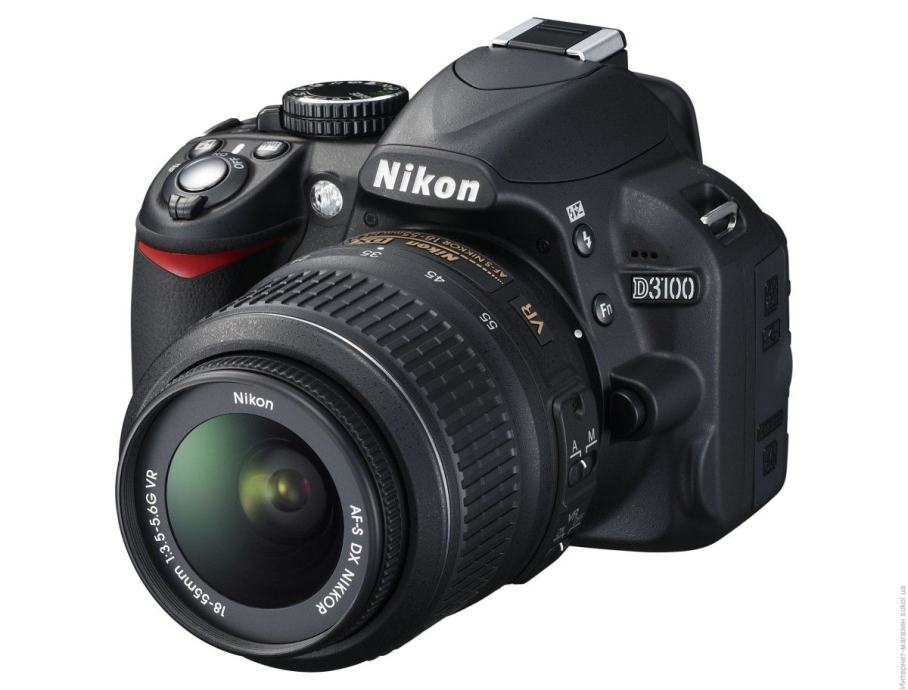 Nikon D3100 KIT WITH AF18-55VR BLACK Consumer DSLR fotoaparat VBA280K0