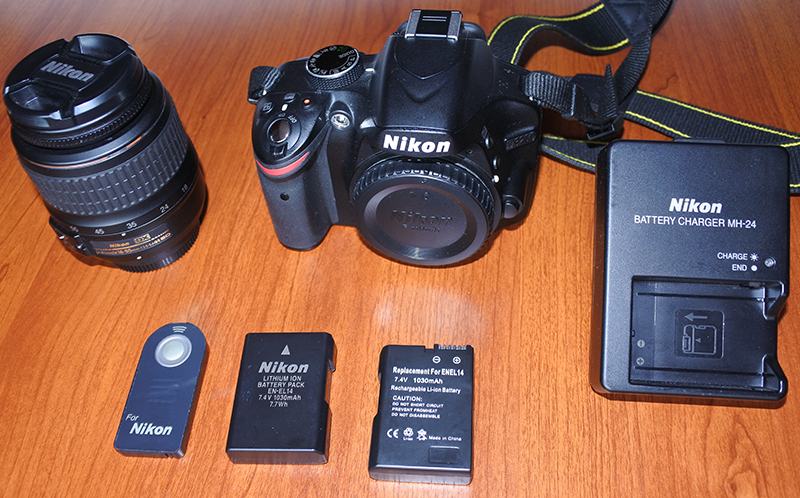 Nikon D3200 + objektiv 18-55 - samo 4300 okidanja