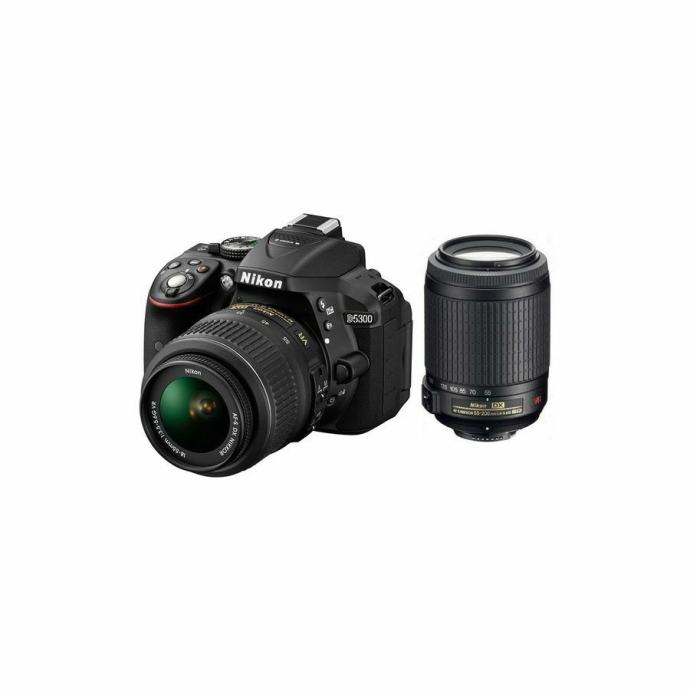 Nikon D5300 KIT WITH AF18-55VRII + AF55-200VRII