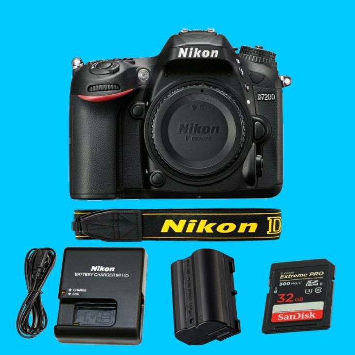 Nikon D7200 (106k shutter)