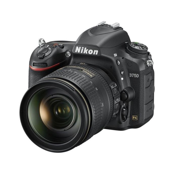 Nikon D750 + AF-S 24-120mm f/4 VR komplet DSLR fotoaparat + objektiv