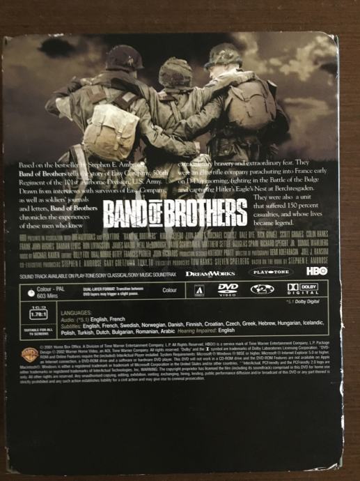 BAND OF BROTHERS DVD BOX SET