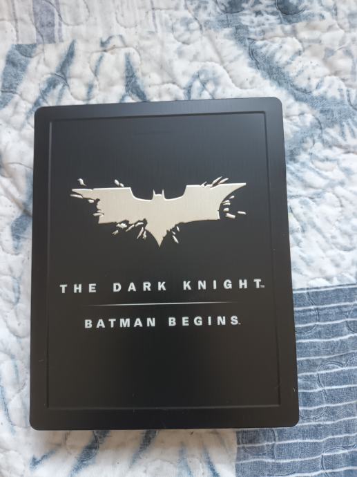 Blu ray steelbook box  Batman početak &  Vitez tame, hrv. titlovi