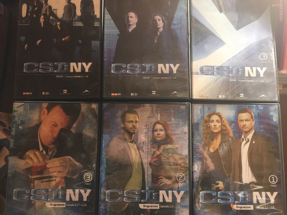 CSI New York sezona 1 i 2 - DVD