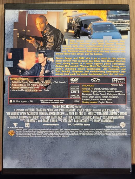 DVD FILM // EXIT WOUNDS