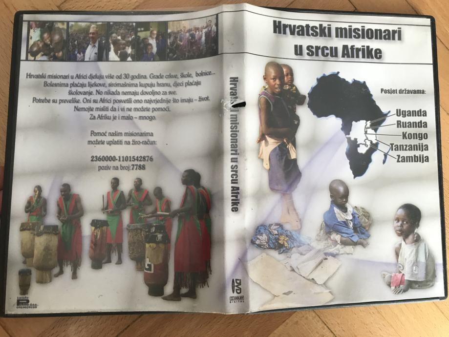 DVD Hrvatski misionari u srcu Afrike (Uganda Ruanda Kongo Zambija Tanz
