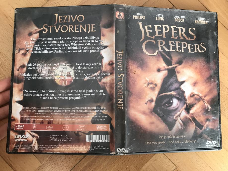DVD Jezivo stvorenje = Jeepers Creepers / horror