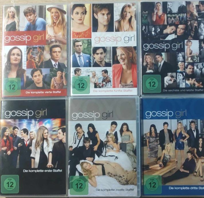 DVD kolekcija Gossip Girl , komplet 6 sezona