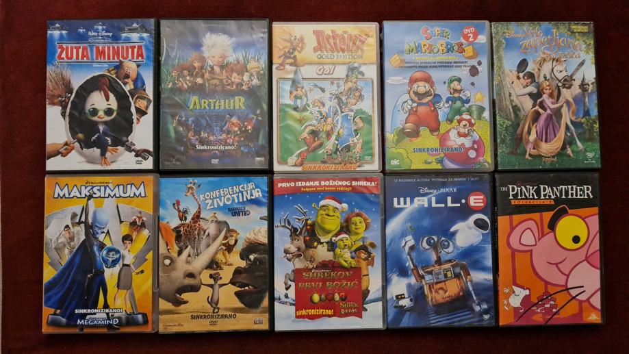 Kolekcija 10 DVD HIT Animiranih filmova na hrvatskom