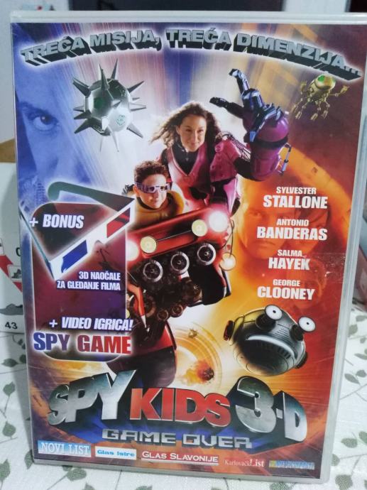 Spy kids 3D game over