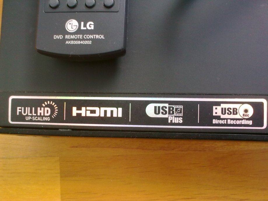 Dvd player LG DVX492H HDMI USB
