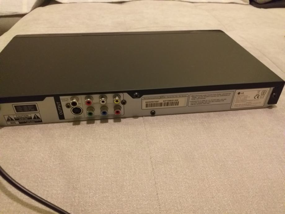 LG DVD PLAYER , model DVX350