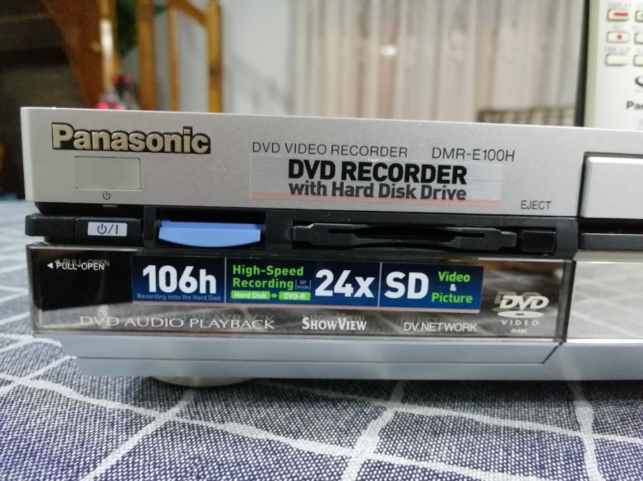 PANASONIC HDD 250Gb DVD RECORDER(DMR E100H)(Sd card