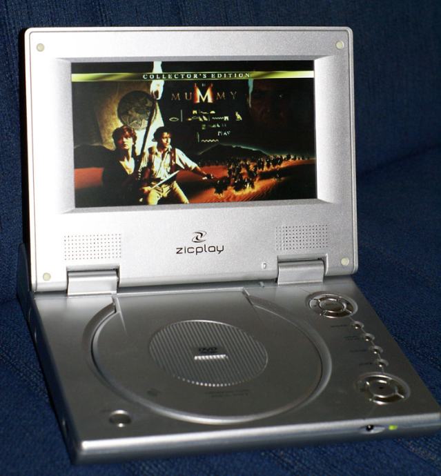 Portable prijenosni dvd player Zicplay DV9819 divx USB