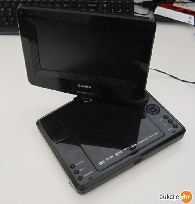 Prijenosni DVD player za auto, avion, stan, za djecu u autu