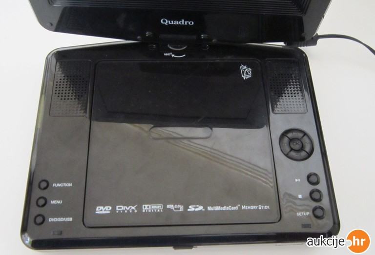 Prijenosni DVD player za auto, avion, stan, za djecu u autu