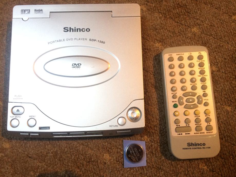 Prijenosni DVD player SHINCO SDP-1560